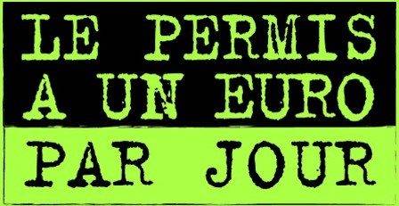 permis a  1 euro par jour auto école chris conduite 