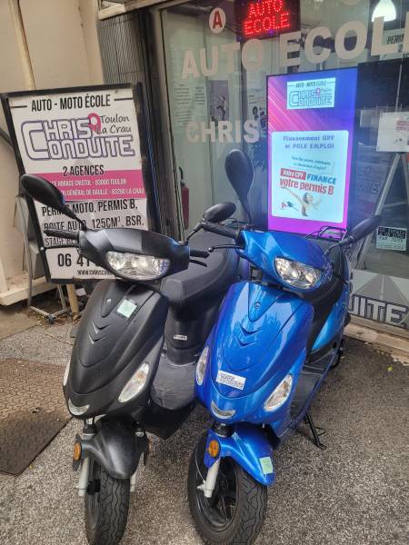 passer le bsr permis am scooter 50cc sur toulon pas cher chris conduite toulon